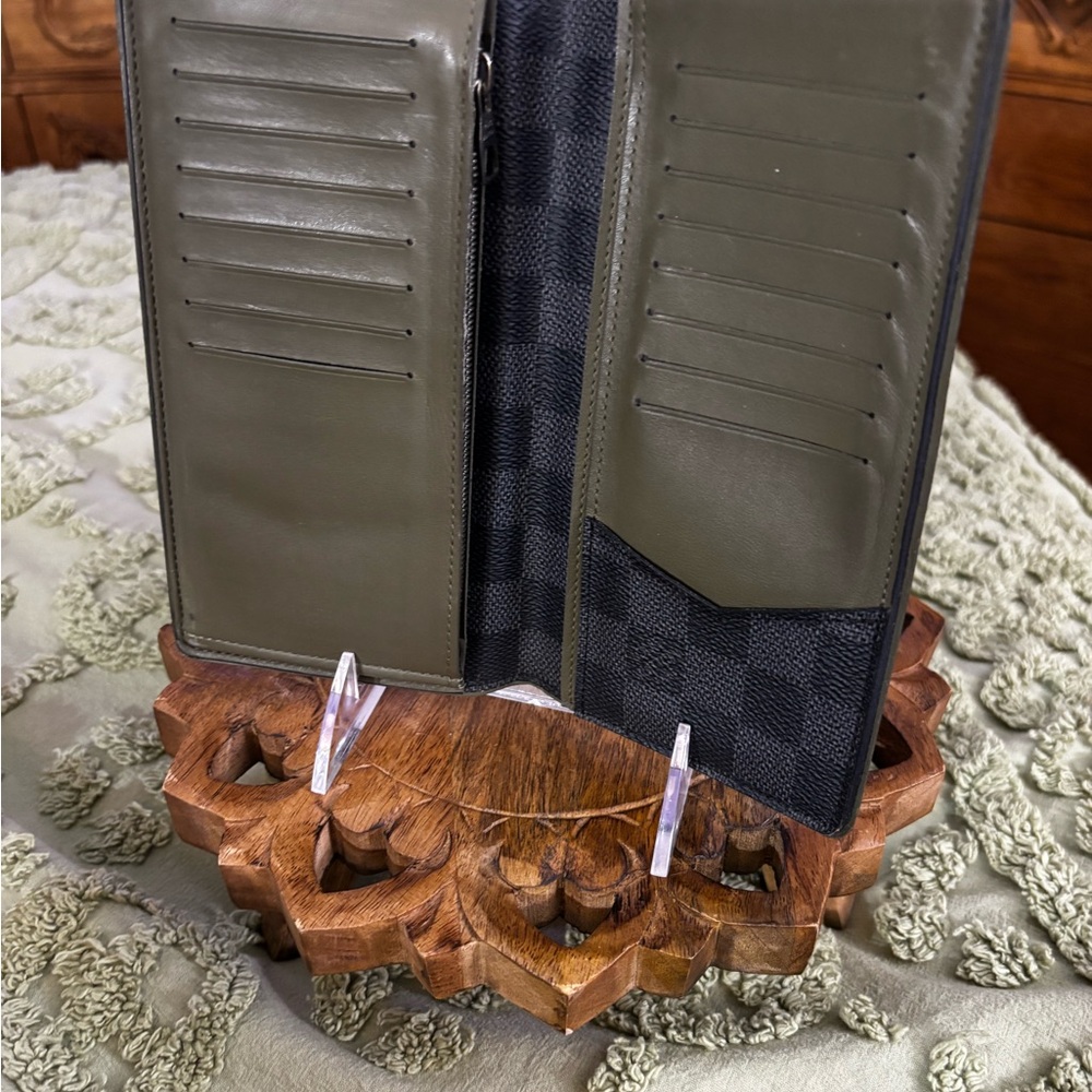 Louis Vuitton Damien Graphite Brazza Wallet (often called the Brazza Wallet) - Picture 8 of 12